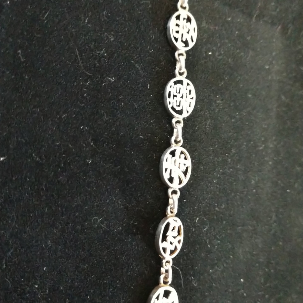 Silver fortune bracelet